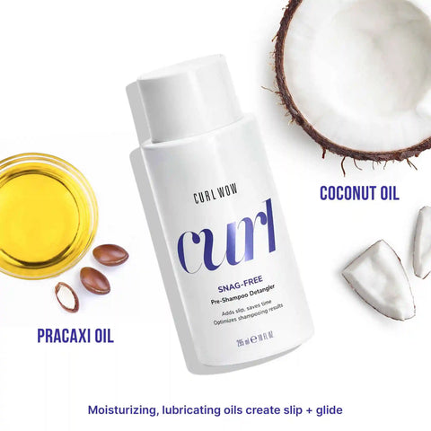 Snag-Free Pre-Shampoo Detangler For Curly Hair